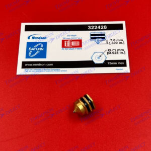 322428 NOZZLE, BR,BLK&BLK,.028DIAX.300