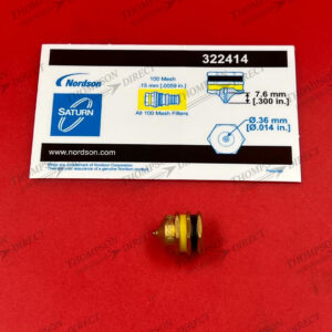 322414 NOZZLE,BR,YEL&BLK,.014DIAX.300