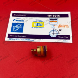 1011016 NOZZLE, 90,SING,.016DIA,BR,PUR&ORA