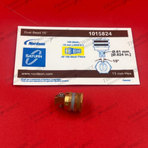 1015824 NOZZLE, 90, DUAL15, 0.024 DIA,  BRN & GRY