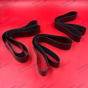 KT003100 Base Black Belts set of 3 1-1/2" x 60" x .055"