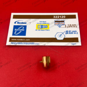 322120 NOZZLE, BR, BEI & BRN 0.020 DIA x 0.075